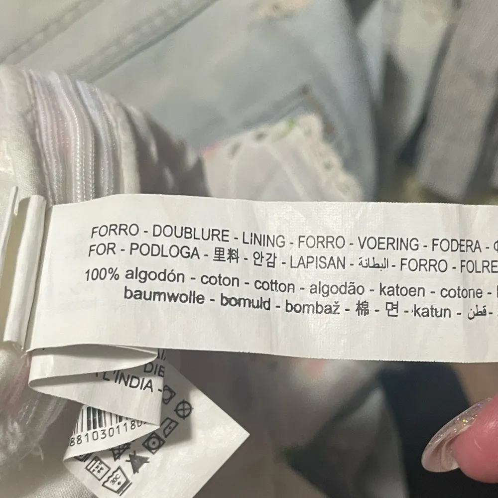 NWT Zara Skirt Womens XL Floral Tiered Ruffles Eyelet Lace Boho Cottage Festival - Image 14