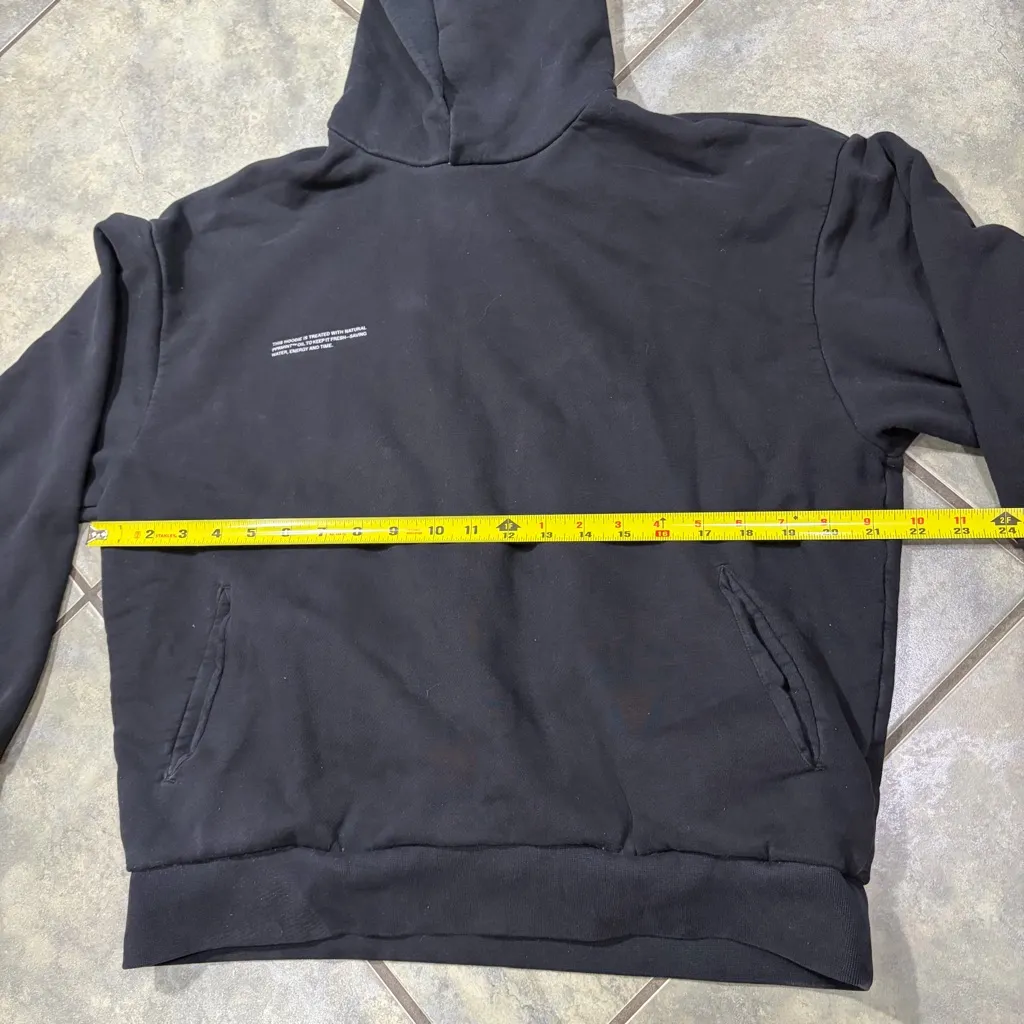 Pangaia Hoodie Womens Sz S Black 365 Heavyweight Organic Cotton Preppy Streetwea - Image 10