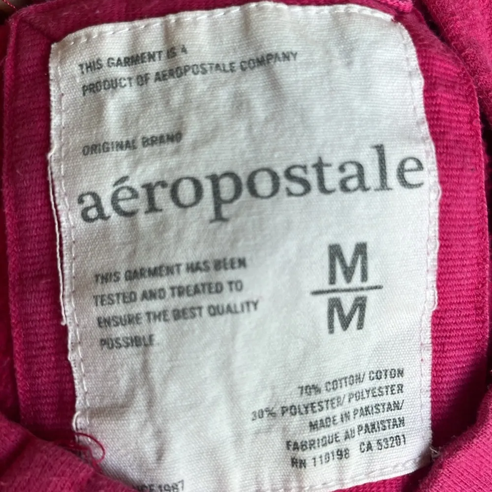 Aeropostale Pink Cotton Hoodie fits like XS - Image 11