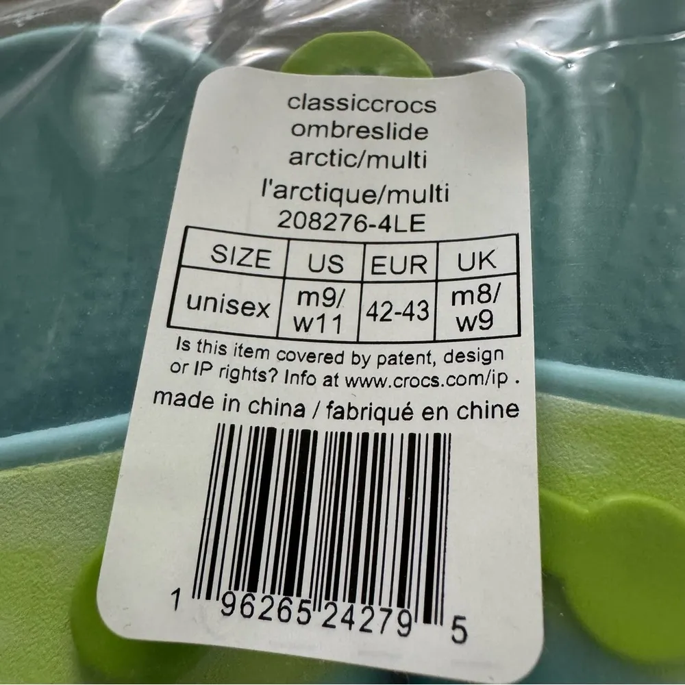 Crocs Ombreslide Arctic Unisex W11 M9 New In Package - Image 3