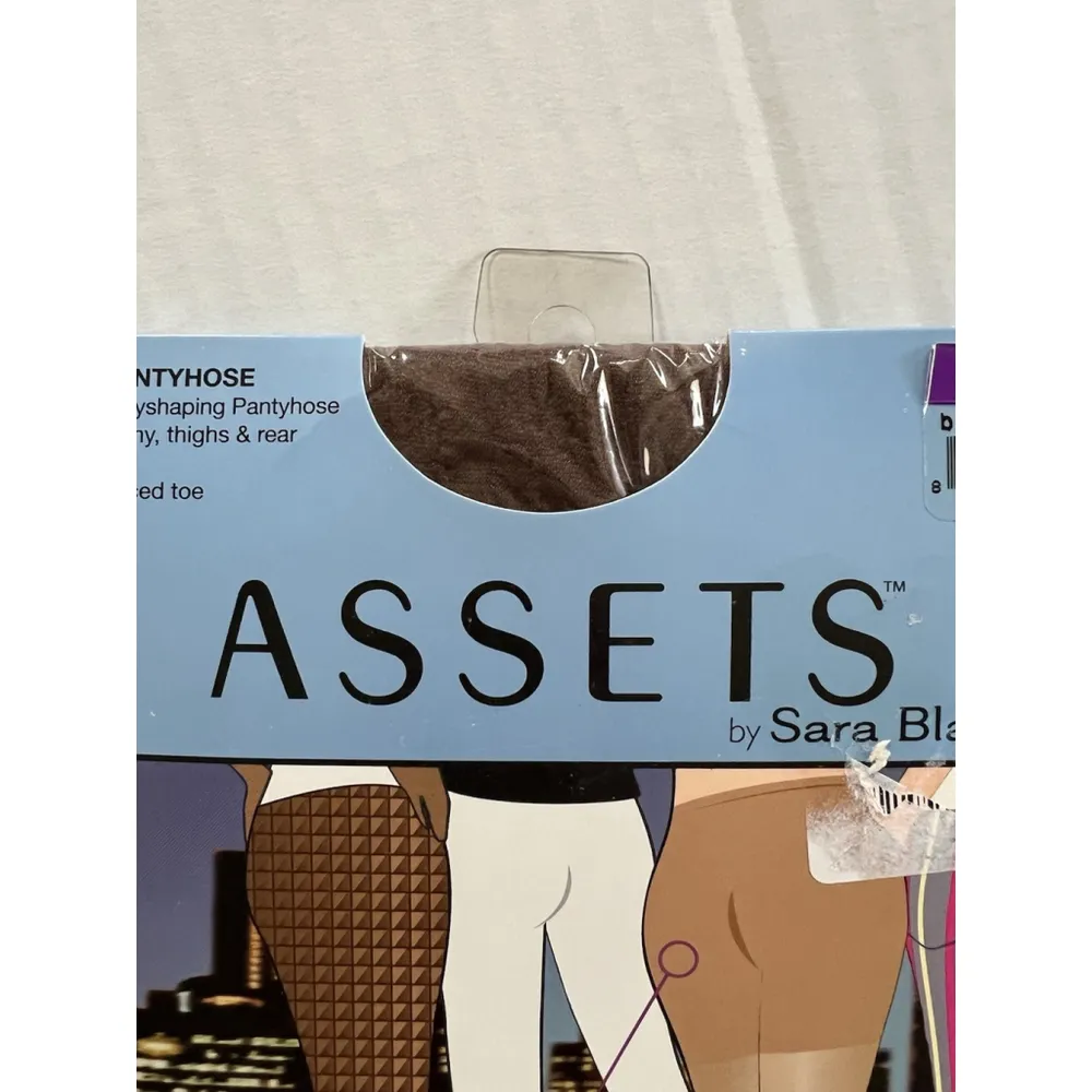 NEW Assets by Spanx Sara Blakely Fabulous Bodyshaping Pantyhose Brown 5 Sheer - Image 4