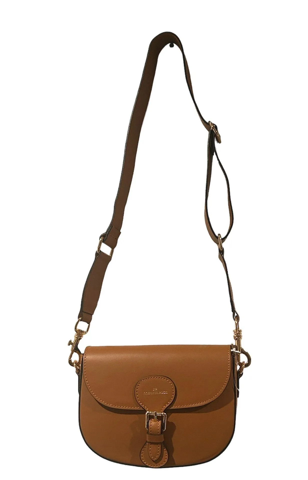 Roberta Rossi Milano Roberta Rossi Genuine leather Italian Crossbody bag Purse Tan color - Image 7