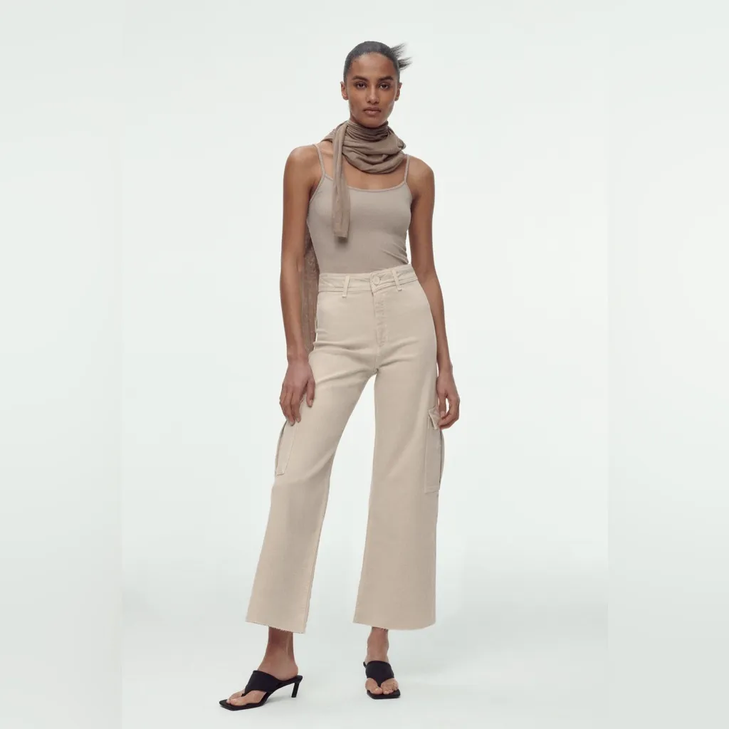 Zara The Marine Straight high-rise wide-leg jeans - Image 10