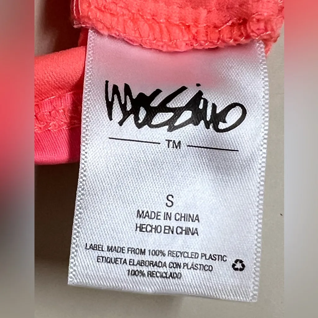 MOSSIMO Women's Orange Strappy Front Halter Bikini Top - Image 2