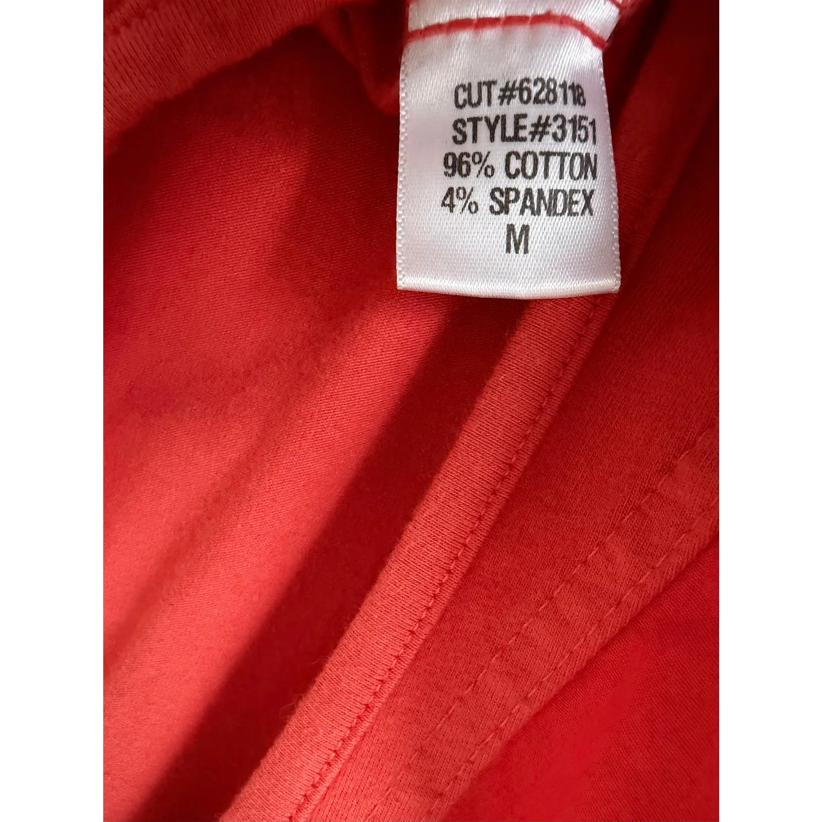 XCVI Red Orange Ruched Tank Dress Cotton Spandex Medium Travel Boho Avant Garde - Image 6