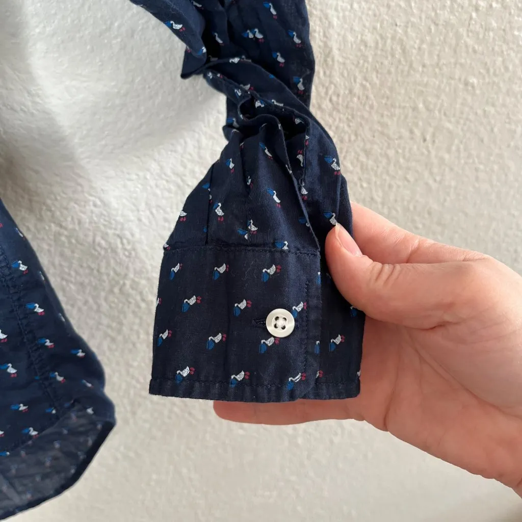 Grayson Frank and Eileen Womens The Hero Duck Print Long Sleeve Button - Image 7