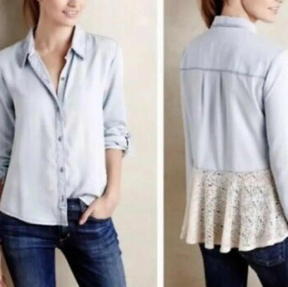 Maurices Lace back button up shirt - Image 5