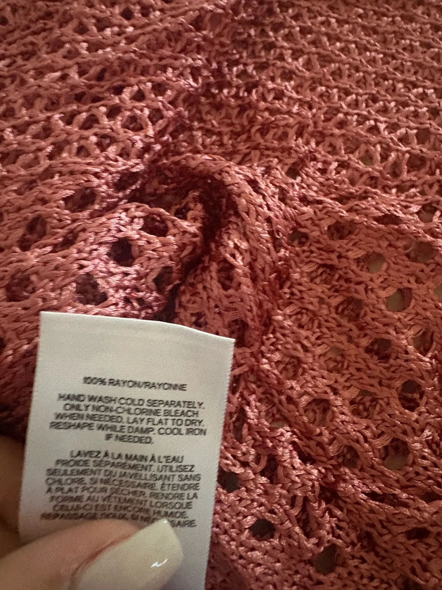 Pink Express crochet knit sweater #sweaterweather #sweater #fall - Image 5