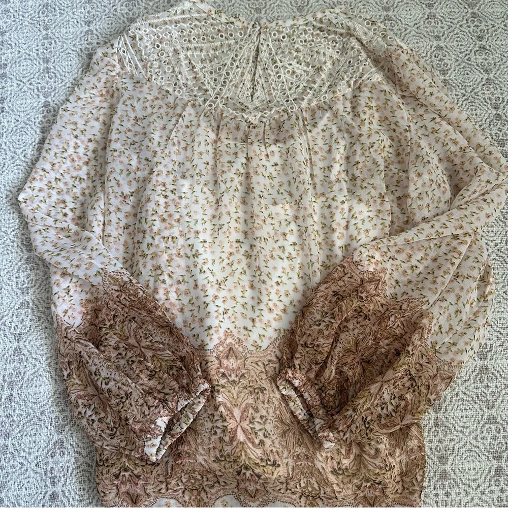 Matilda Jane Good Hart Bonneau Floral Print Blouse - Image 8