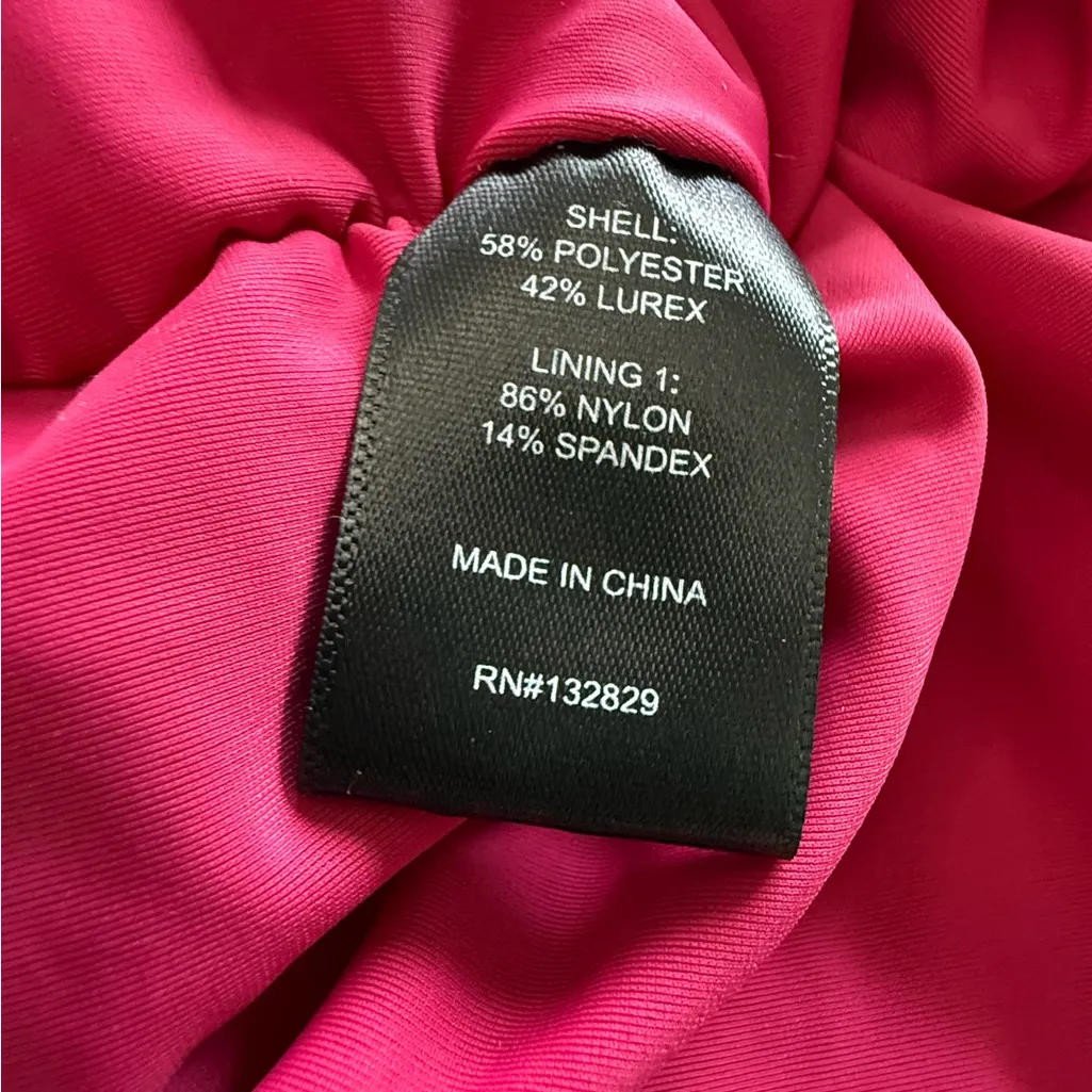 Revolve NBD Illusion Mini Dress in Fuchsia Size Medium - Image 8