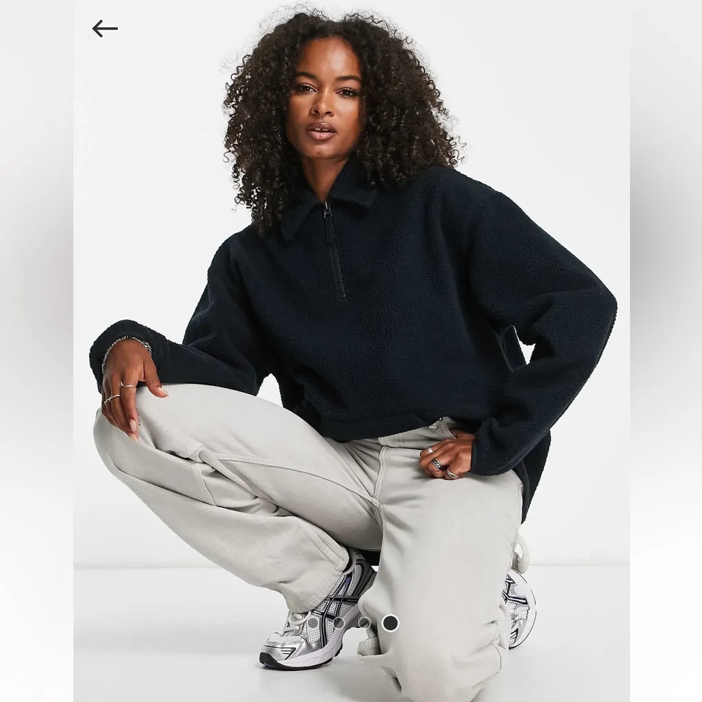 Topshop  Black Teddy Jacket - Image 3