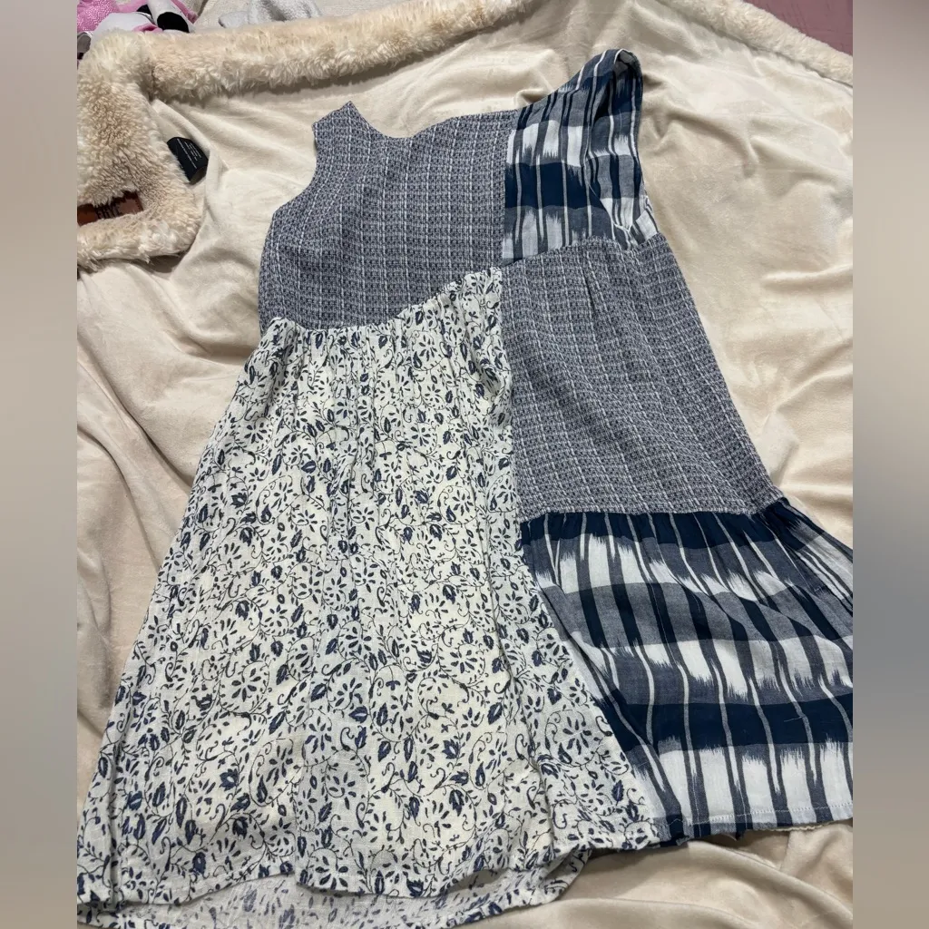 NWOT Holding Horses Anthropologie Ivy Patchwork Swing Dress Size s - Image 4