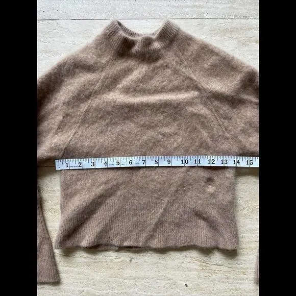 The Group BABATON Women's 100%‎ CASHMERE 2XS Brown Sweater SHORT Size XXS - Image 5