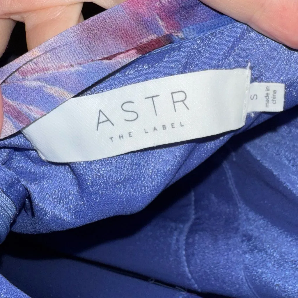 ASTR the Label Daytona‎ Dress in Periwinkle Pink Floral Size Small S - Image 4