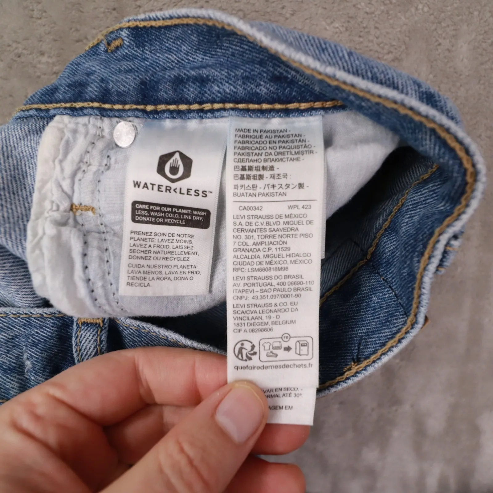 Levi's '94 Baggy Jeans Women's 28 Denim Distressed Cotton Retro Grunge Classic - Image 9