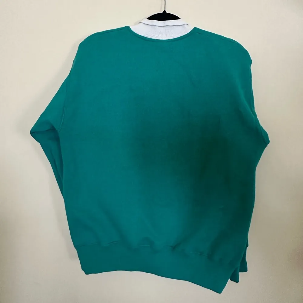 Vintage Newport Beach Club Collared Sweatshirt - Image 2