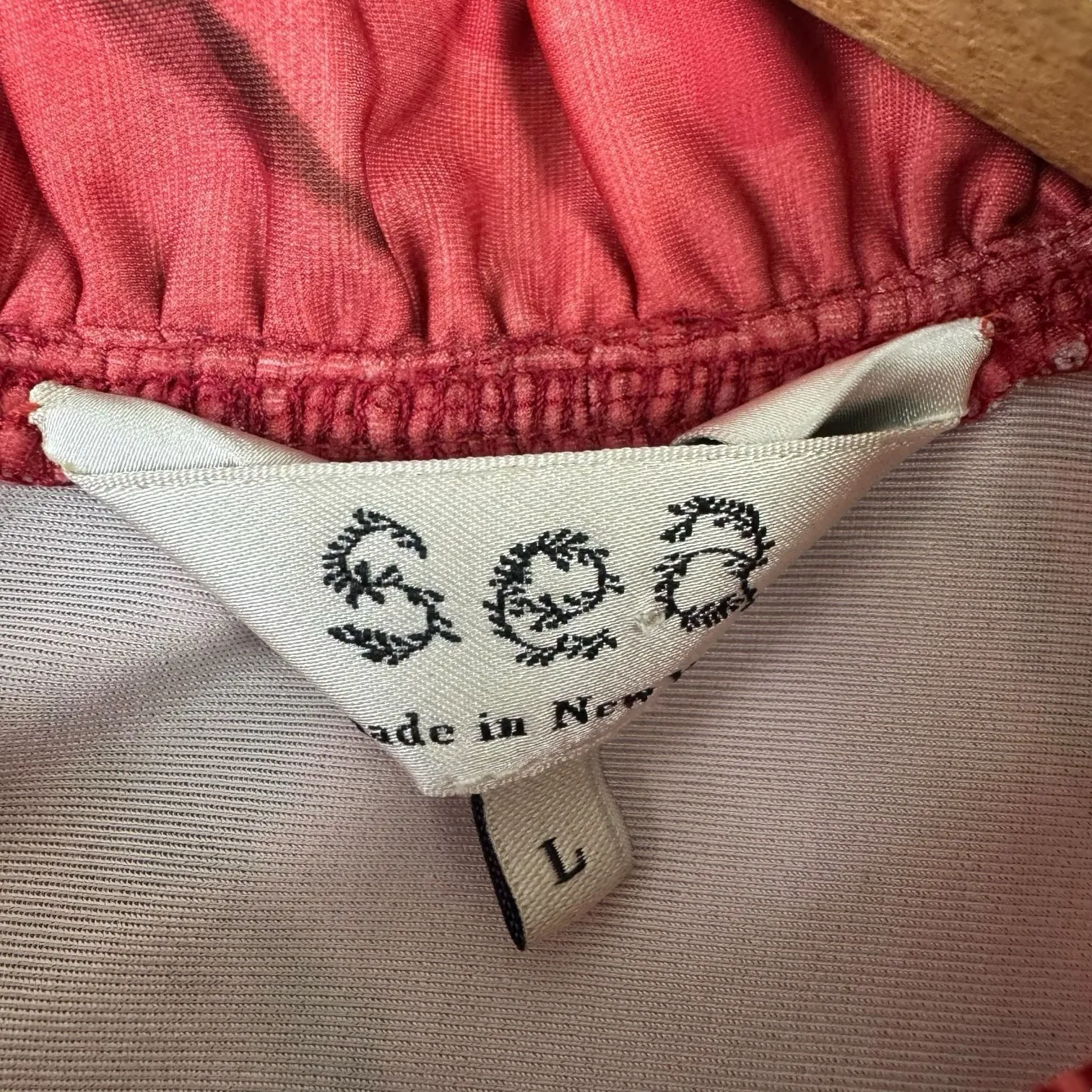 Sea New York Mimi‎ Floral Midi Maxi Dress In Rosewood High Neck Ruffle Sz L Pink Size L - Image 7