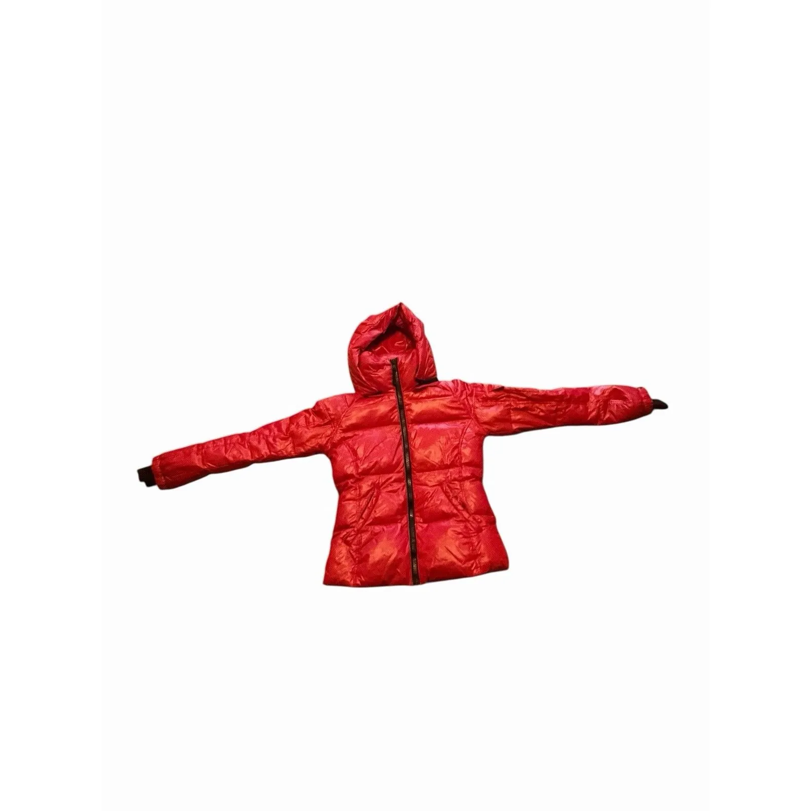 Sam. S13 Freestyle Down Nylon Puffer Jacket Candy Red Size S Festive Winter Coat - Image 11