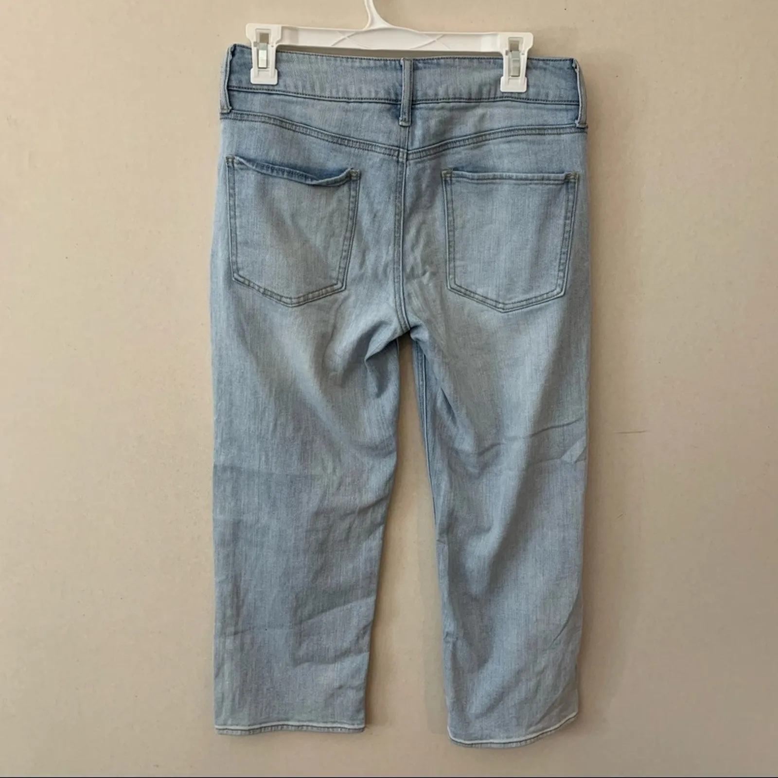 Empyre Cassia Straight Crop Jeans Light wash Blue Size undefined - Image 5