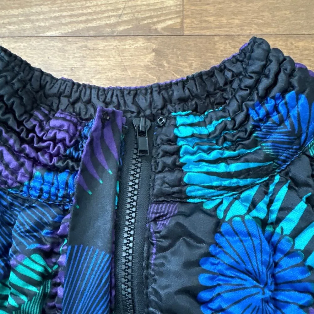 Ruby Rd 100% silk multicolored zip up jacket size medium - Image 7