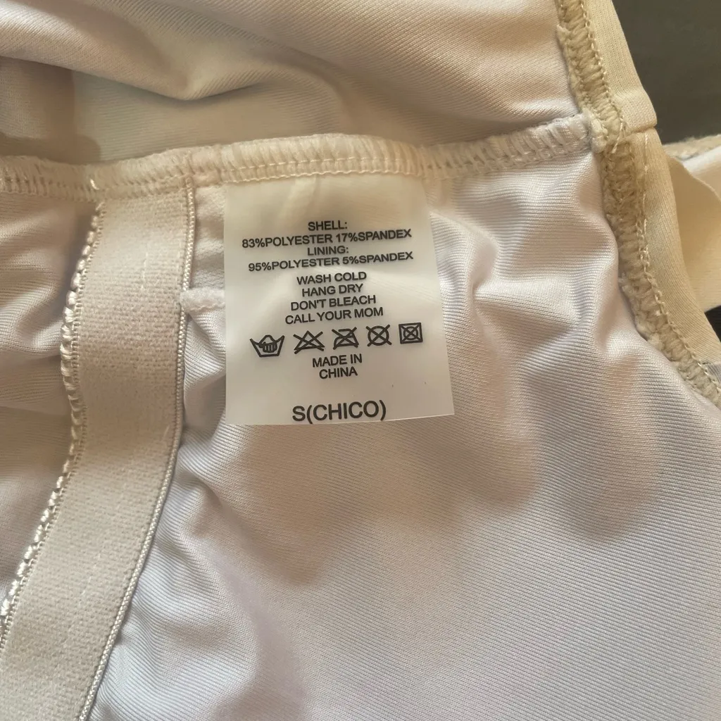 Marina west White Polka Dot Swimsuit size S, Yvory & black #summer #Beach (NWT) - Image 8