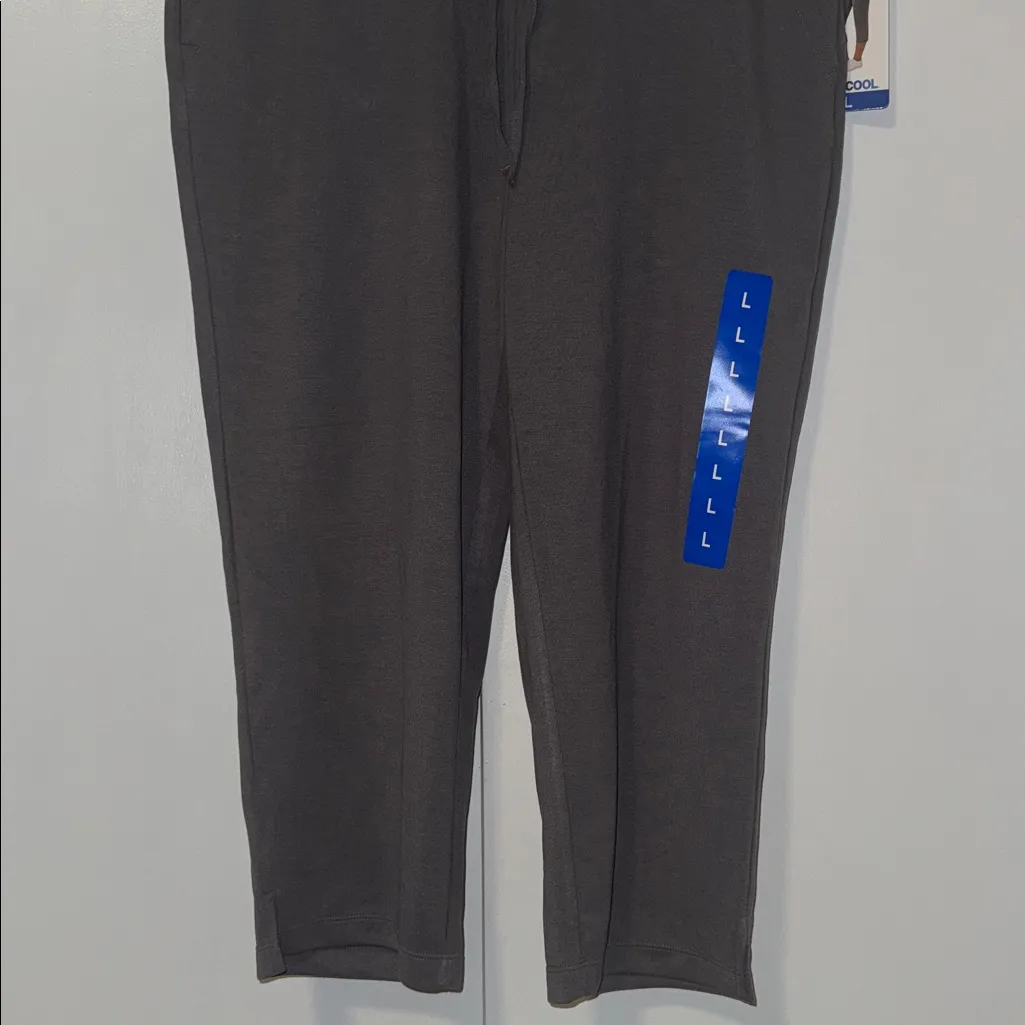 32 Degrees Pull On Soft Knit Capri Pants Pewter Gray Women’s Large L - Image 6
