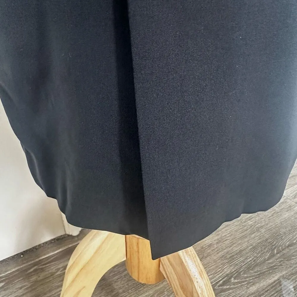 Theory black wool pencil skirt - Image 6