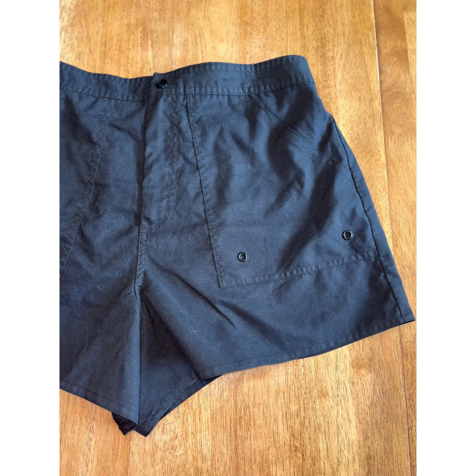 Le Cove Swim Shorts Elastic Waist Pockets‎ Quick Dry Black Womens Size Size 14 - Image 6