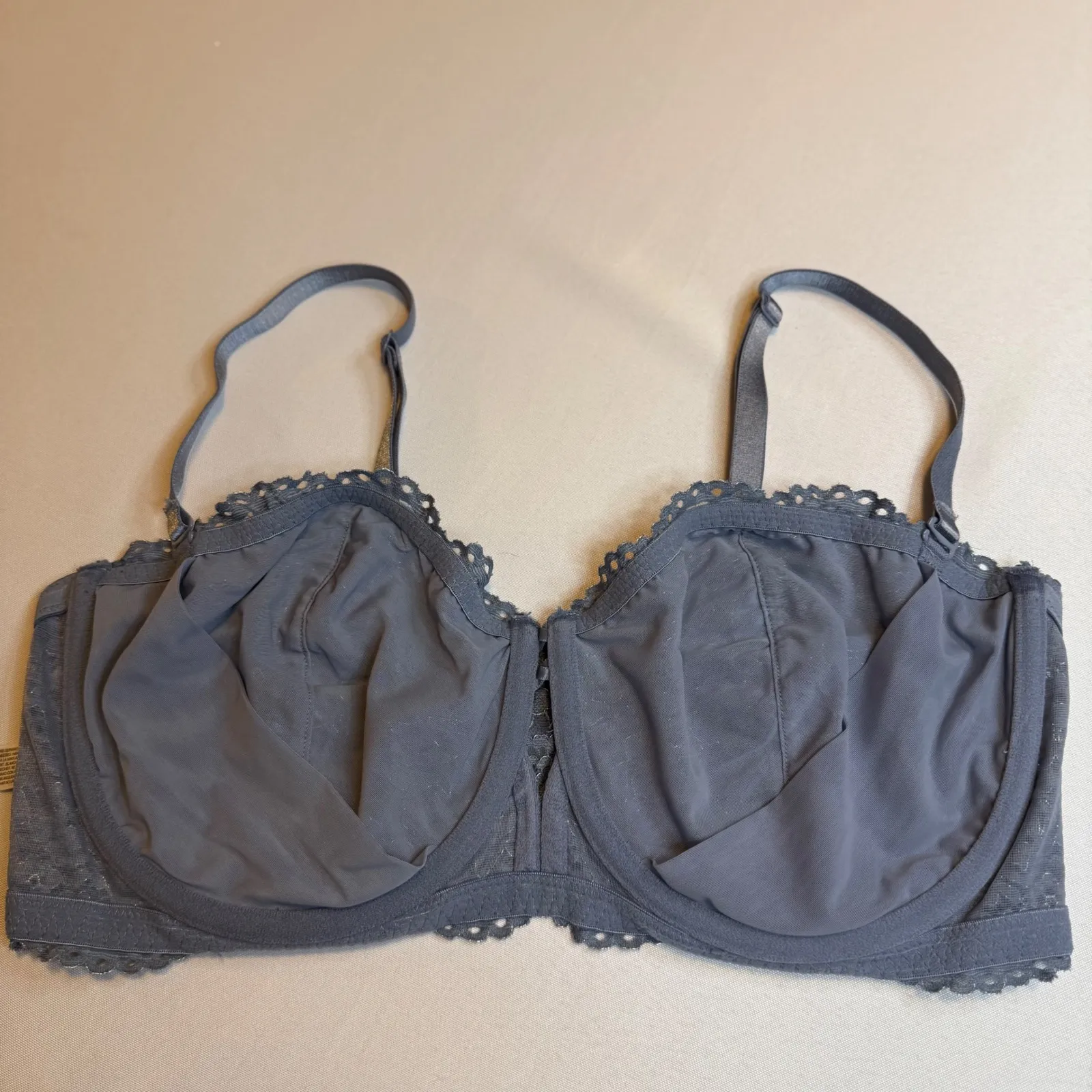 B.Tempted Wacoal Lace Full Coverage Bra Blue 36DDD Underwire Support Everyday Size undefined - Image 2