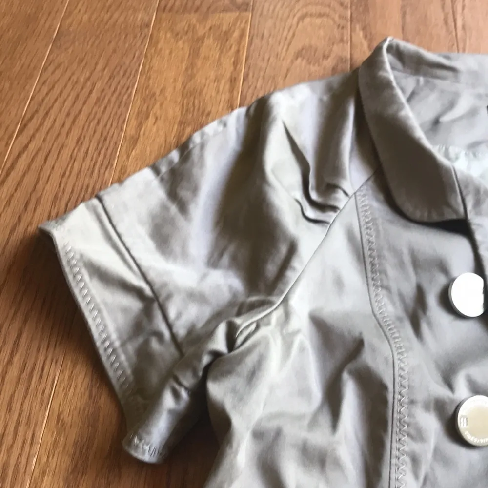 Bcbgmaxazaria taupe short sleeve jacket - Image 8