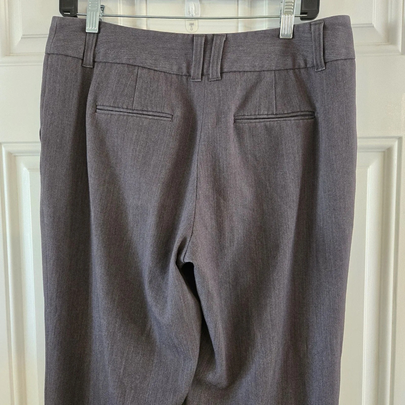 Rafaella Womens Gray Curvy Fit Slacks Trousers Size 10 Pockets Dress Pants Y2K - Image 4