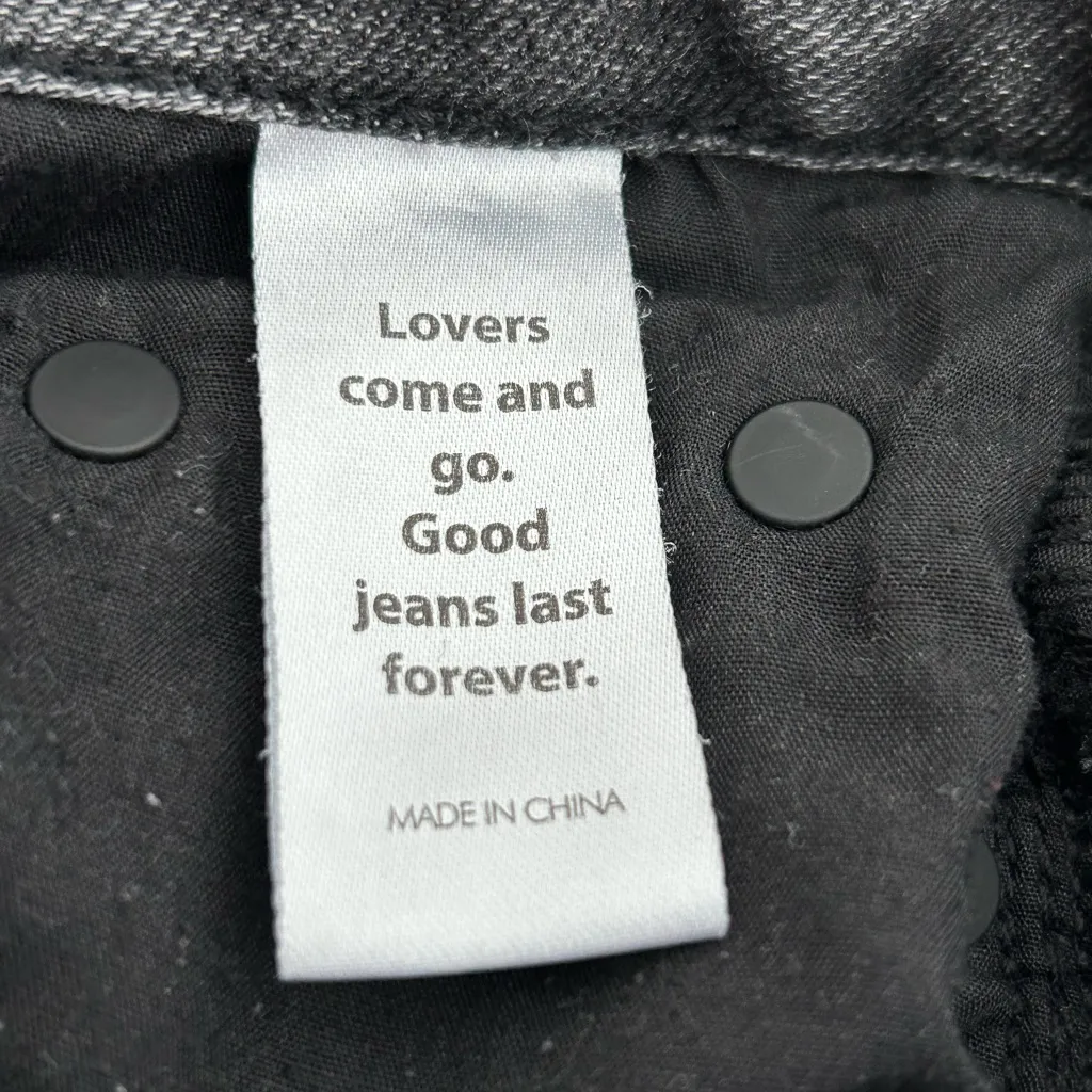 Pacsun Boyfriend Ripped Jeans Black Size 25 - Image 8