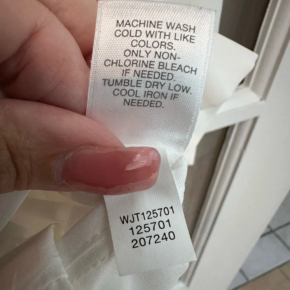 J. Jill Pure Jill Fit Caper Lightweight Zip Pocket Drawstring Jacket Size Medium White - Image 10