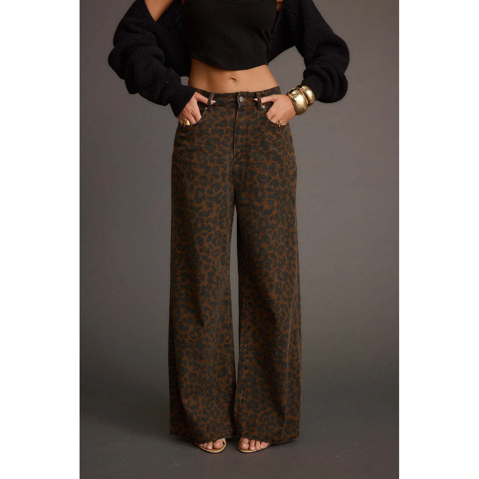 12th Tribe  Midland Leopard Print Pant Size XS - Image 3
