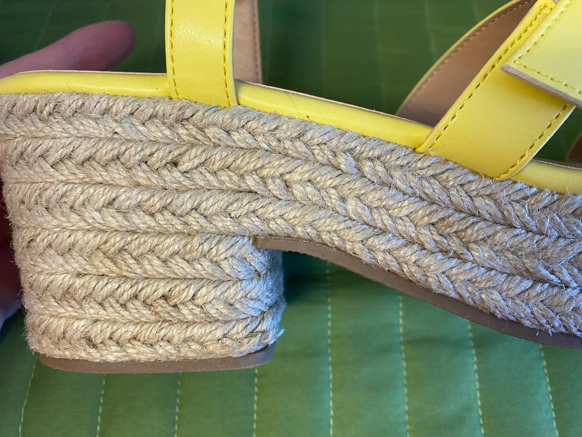 JustFab Yellow Platform Heels - Image 6