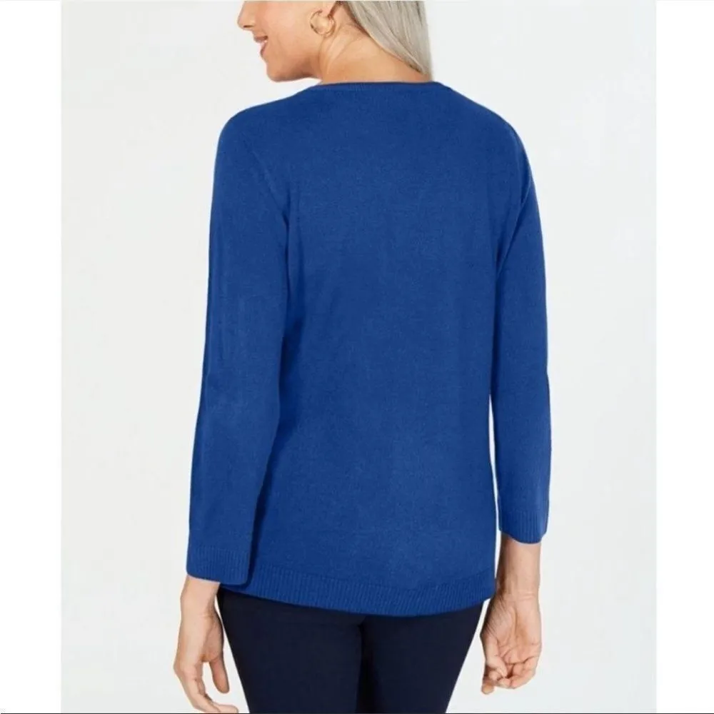 ✨ Karen Scott Women's V-Neck Sweater ✨ - Image 3