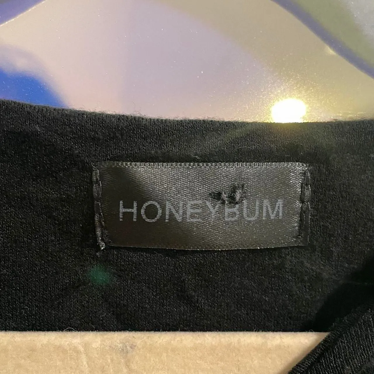 Honeybum Women's Black Crop - Image 4