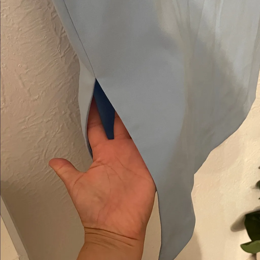 NWT Likely Light Blue Midi Dress with Spaghetti Straps Size 0 - Image 4