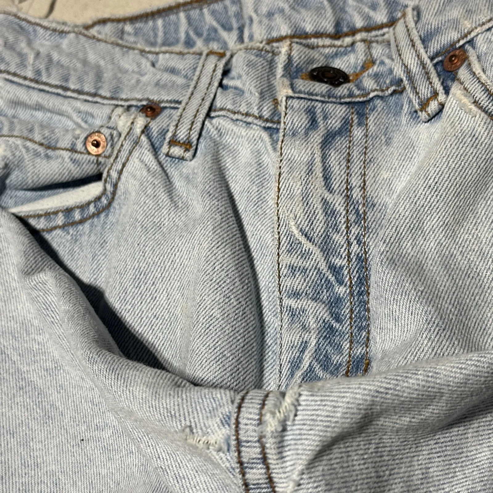 VTG 90s Levi's 17512-0233 Mom Tapered Jeans Women Juniors SZ 9 Made in USA - Image 7