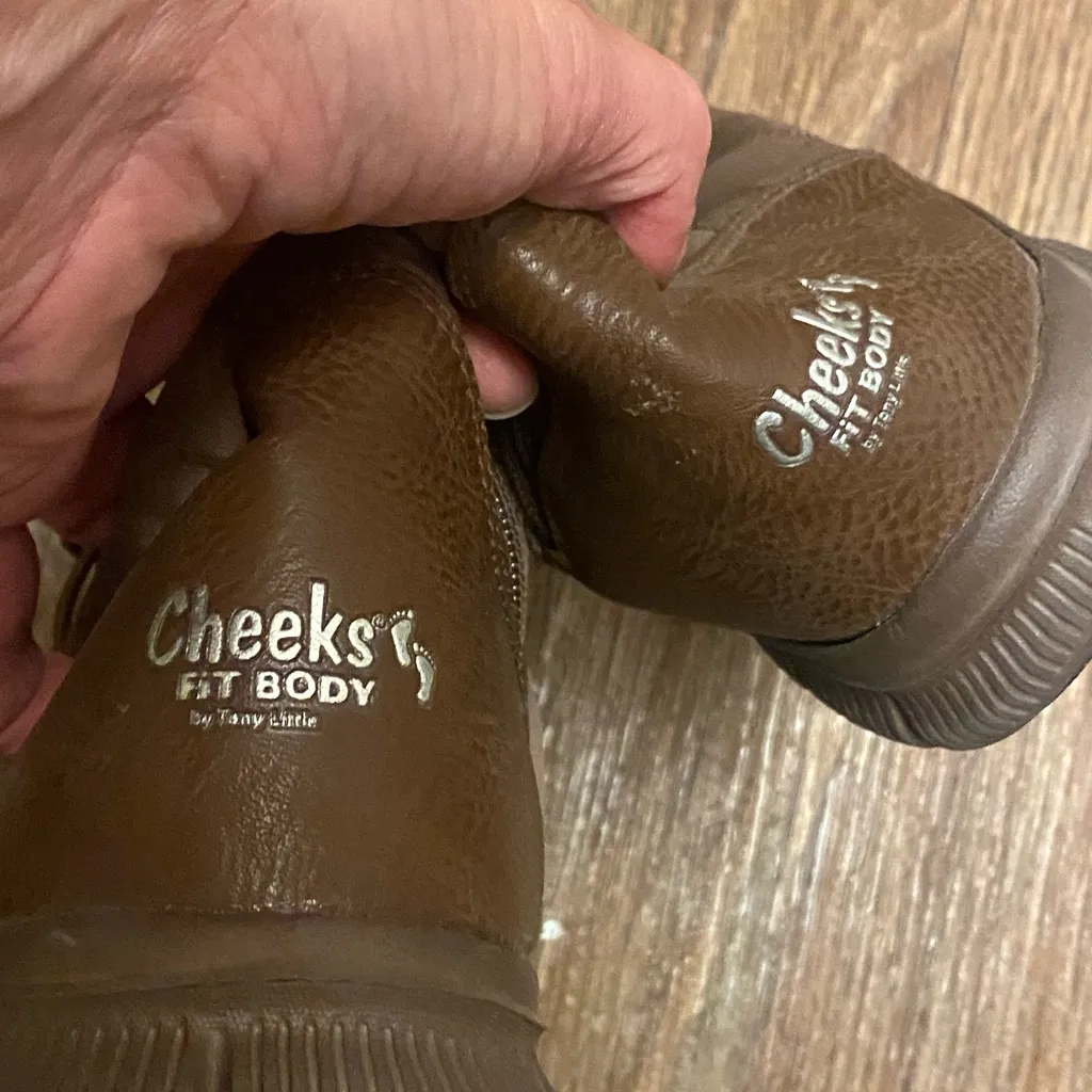 Womens Tony Little Cheeks Fit Body Brown Ankle Sneaker Boots Size 11 New NWOT - Image 6