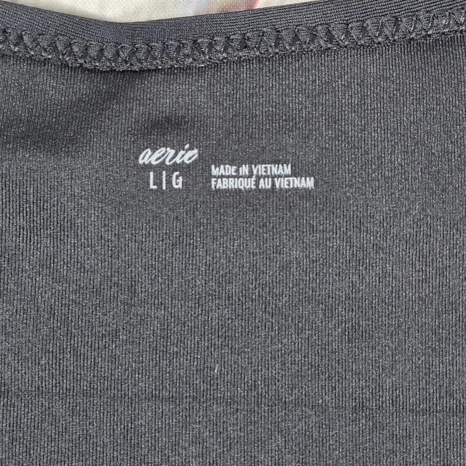 Aerie High Waisted Bikini Bottoms Black Swimwear Size L NWT - Image 6