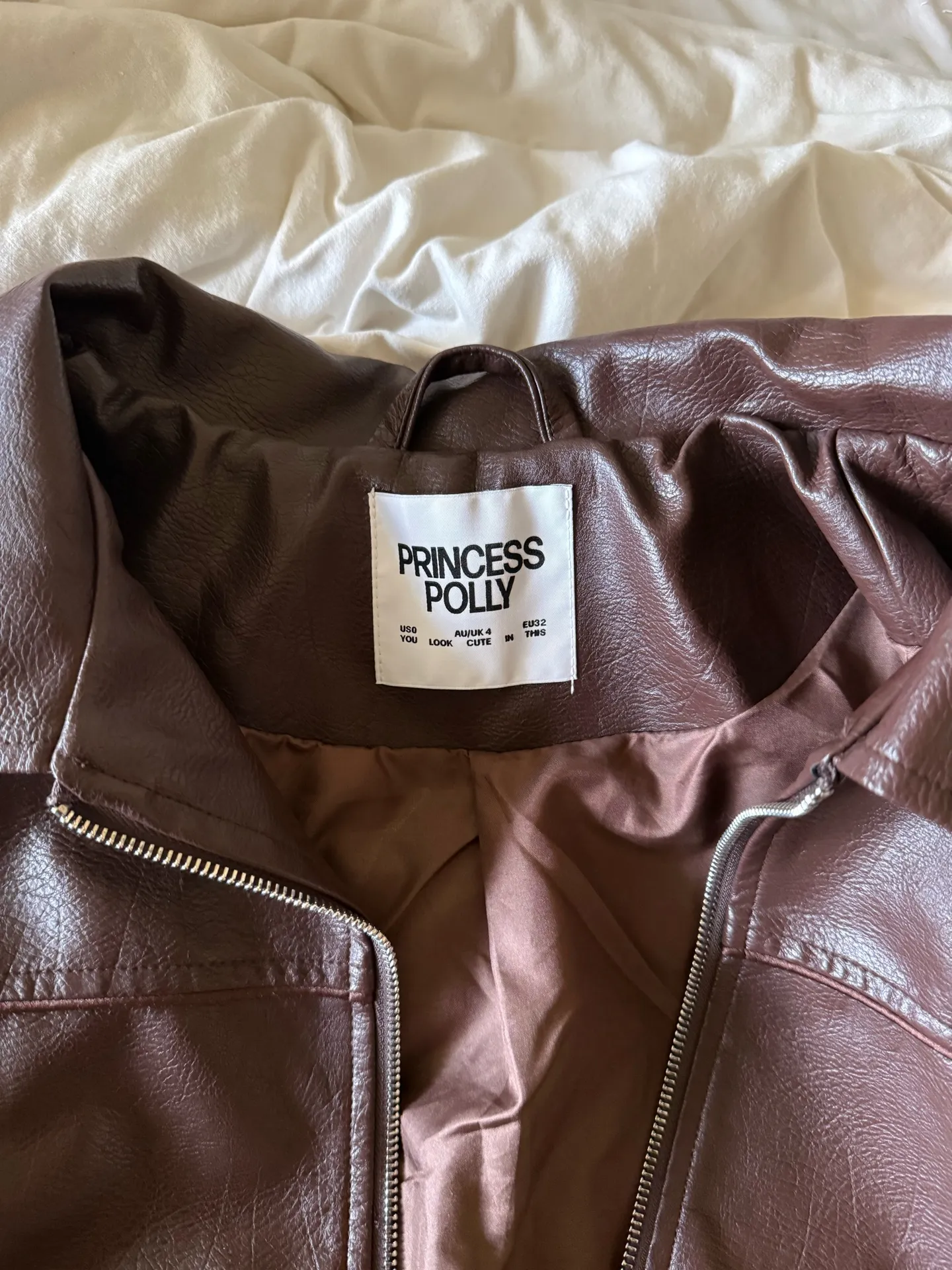 Princess Polly Leather Jacket - Image 2