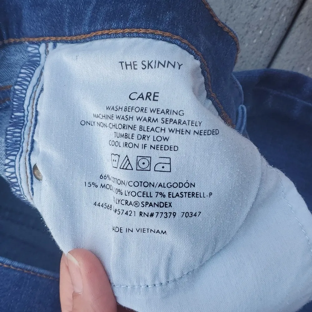 Ann Taylor The Skinny Darkswash Skinny Fit Jeans - Image 5