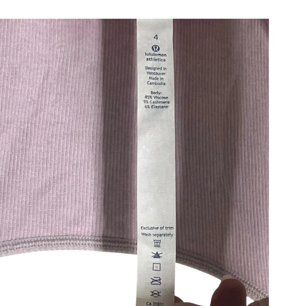 Lululemon Heart Opener Bodysuit Porcelain Pink Women’s Size 4 Taryn Toomey - Image 6