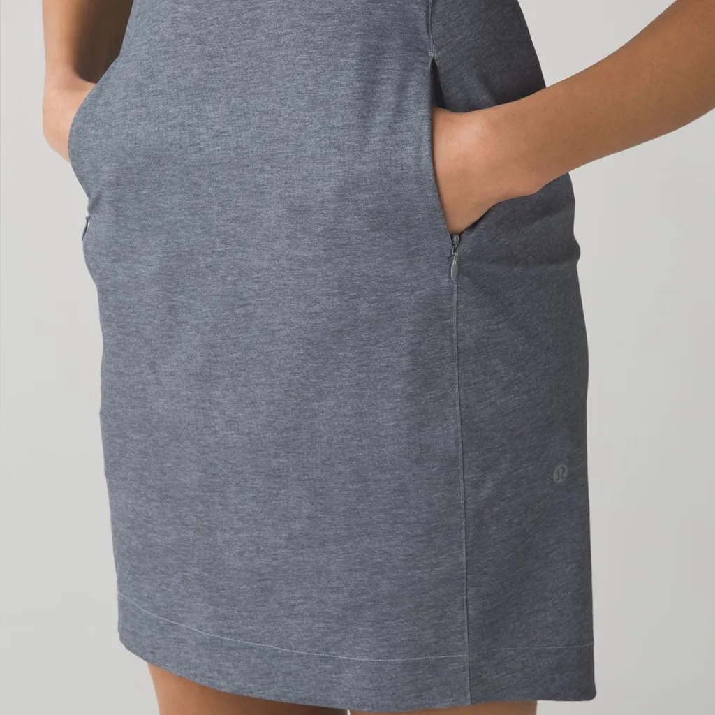 Lululemon & go Endeavor Dress
Heathered Texture Printed Greyt Deep Coal size 6 - Image 5