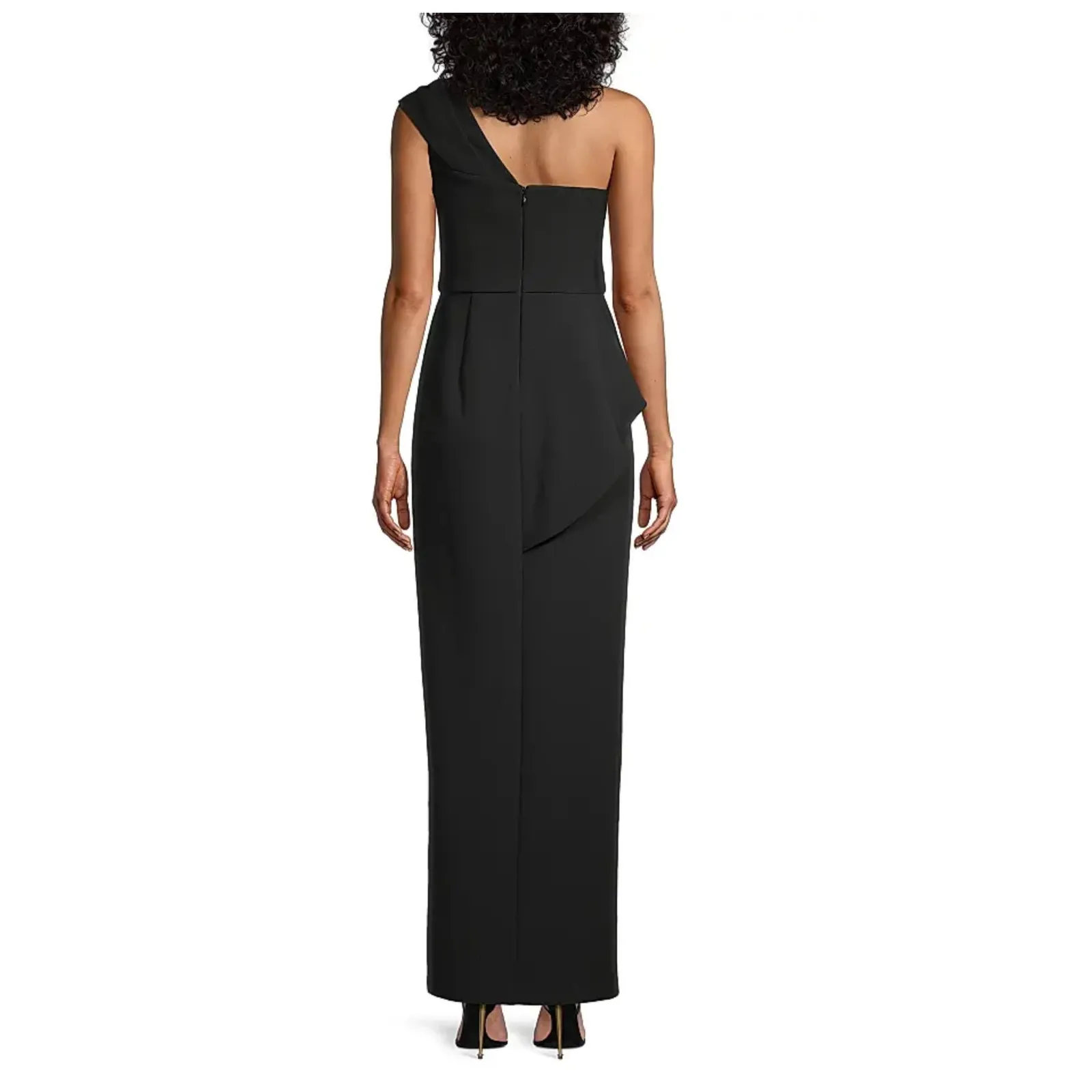 Aidan Mattox Bonded Crepe Column Gown Size US/6 - Image 2