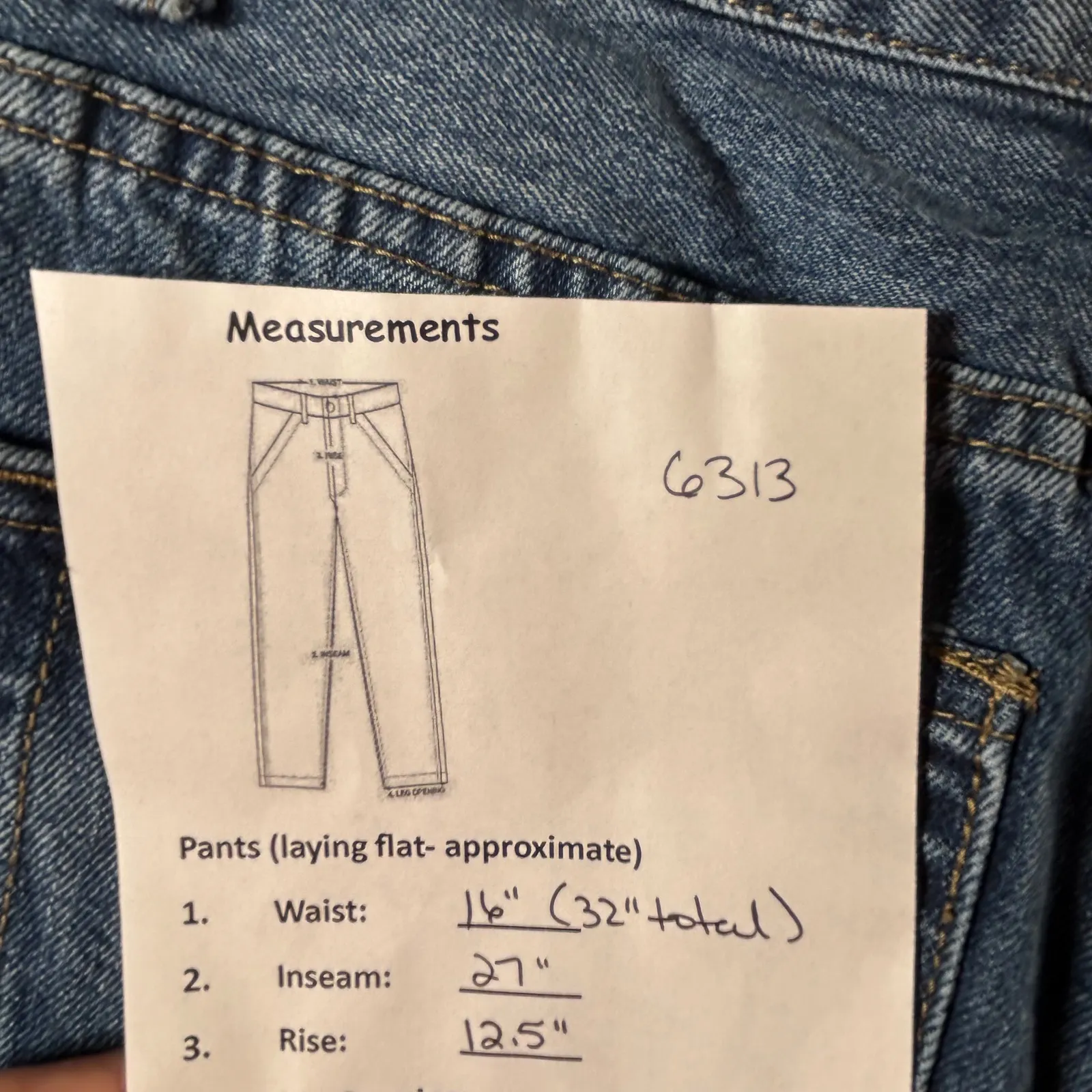 YMI Jeans Women Denim Dream Authentic Blue Wash Relaxed Fit Pants - Image 5