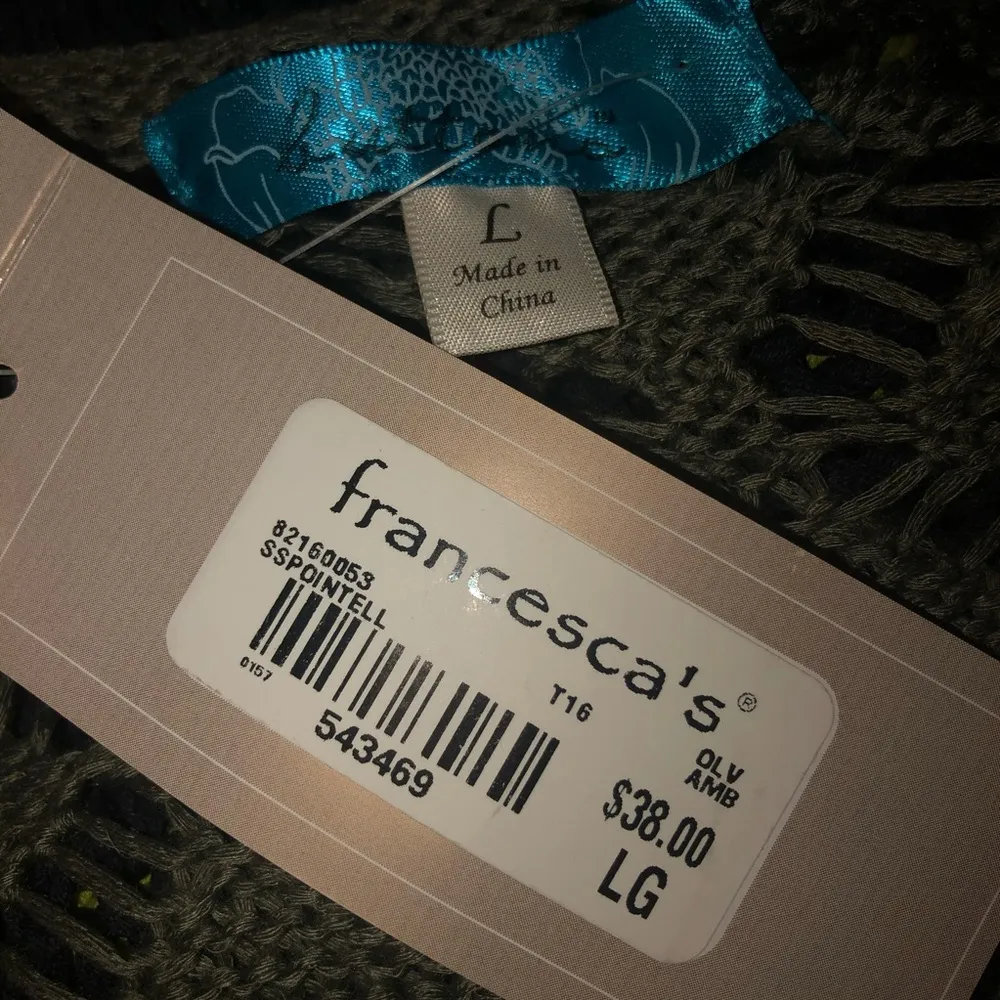 Buttons open knit open front fringed cardigan - Image 4