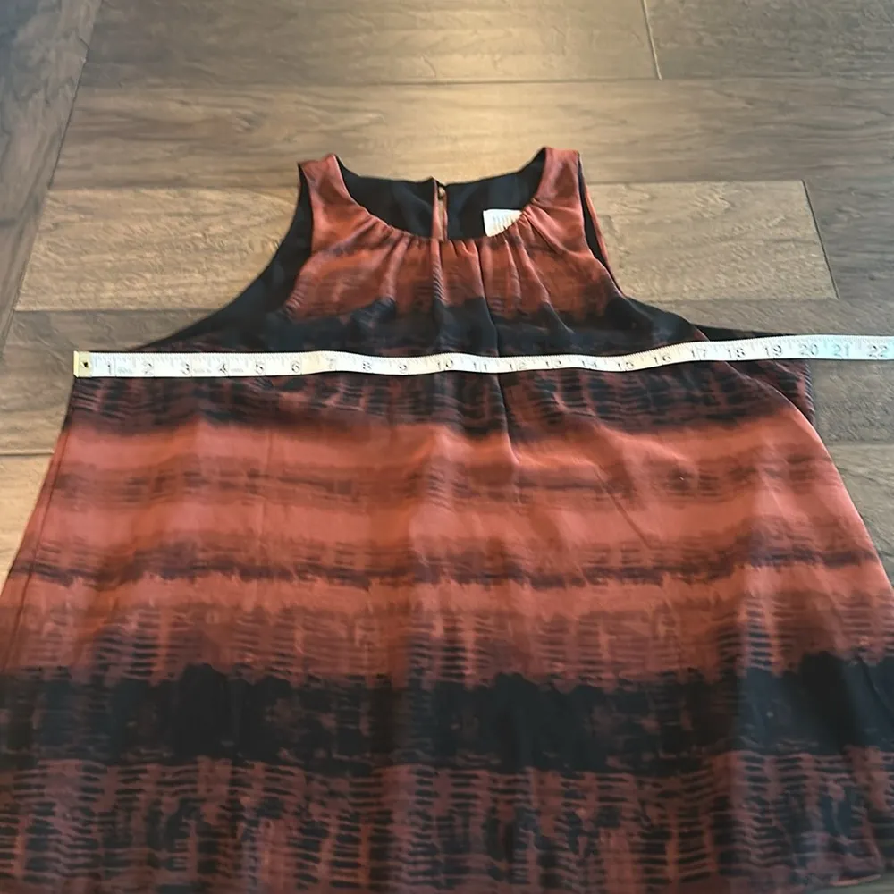 Evereve Peyton Jenson Earth Tone Sleeveless Top Sz M - Image 5