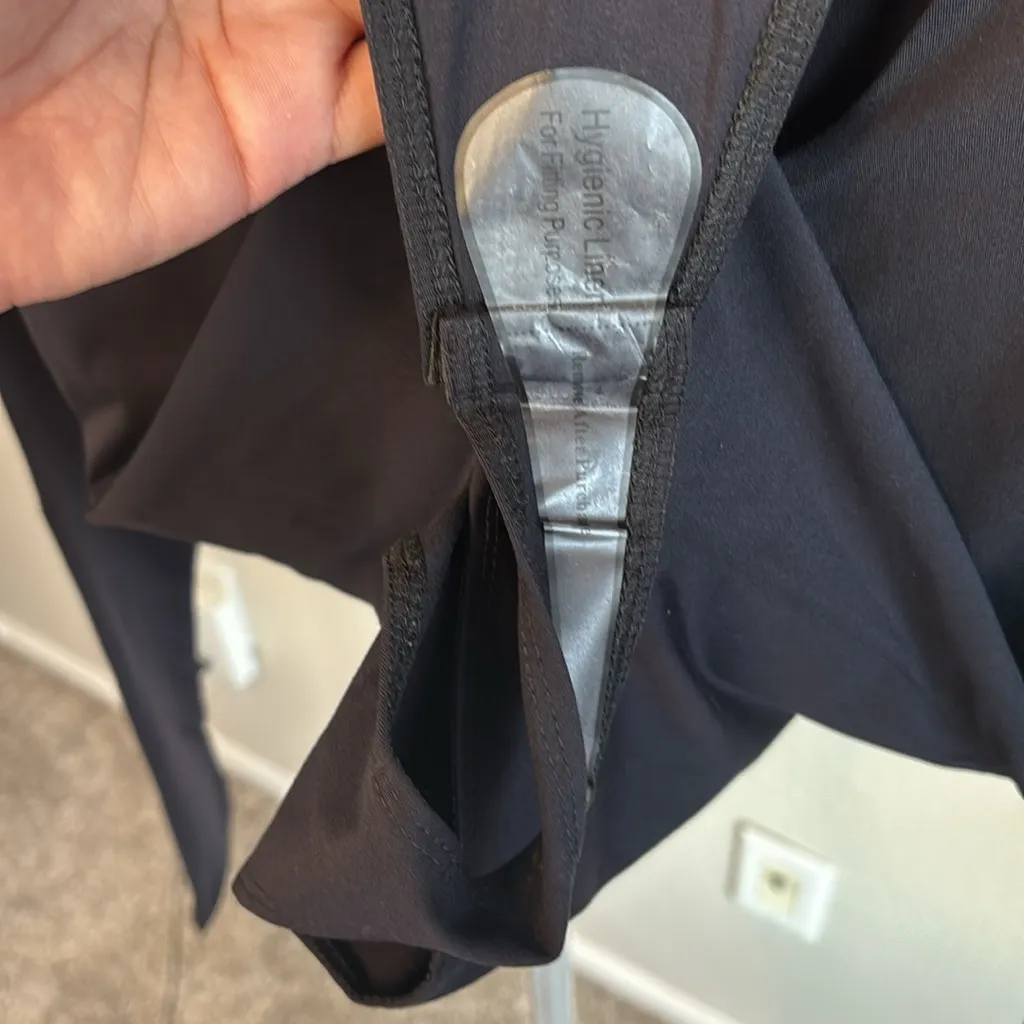 Steve Madden  Black Asymmetrical Fitted Bodysuit - Image 4